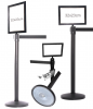 dubai sign display stand crowed control Q stands  Barrier and Queue Up Control System. Queue Up Stand - Crowd control barriers aka Q Stand are sold as portable folding free standing raffle box suggection box feedbak box acrylic products